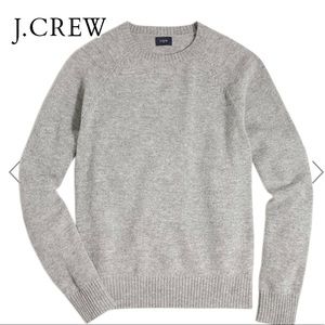 J Crew Men’s Sweater Gray L Lambs Wool